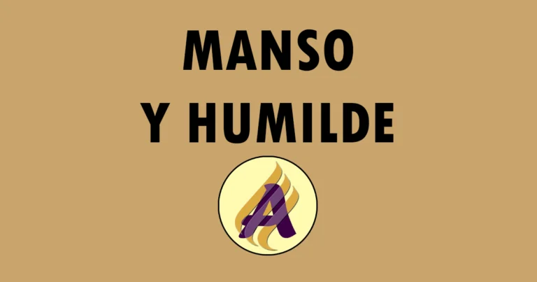 Manso y humilde
