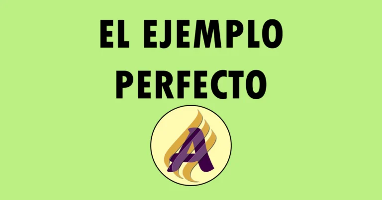 El ejemplo perfecto