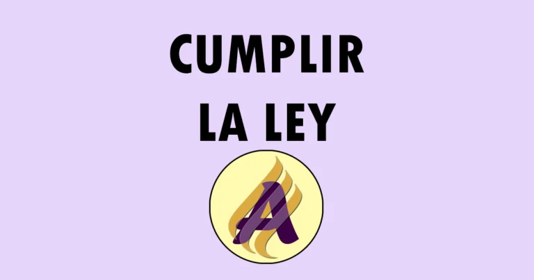 Cumplir la ley