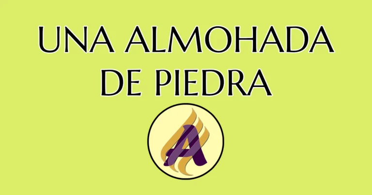 Una almohada de piedra