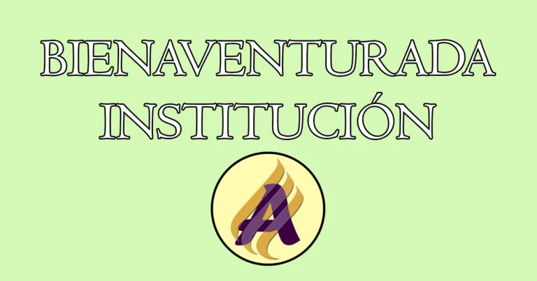 Bienaventurada institución