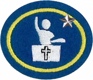 Insignia de la especialidad Arte cristiano de la predicación – Avanzado