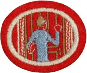 Insignia de la especialidad Arte cristiano de vender