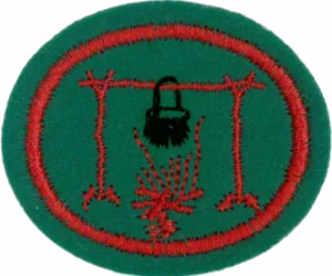 Insignia de la especialidad Arte de acampar