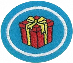 Insignia de la especialidad Arte de envolver regalos