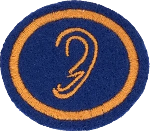 Insignia de la especialidad Audición
