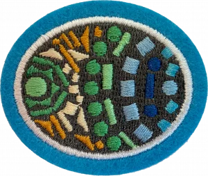 Insignia de la especialidad Azulejos de mosaico