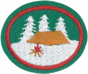 Insignia de la especialidad Campamento en invierno