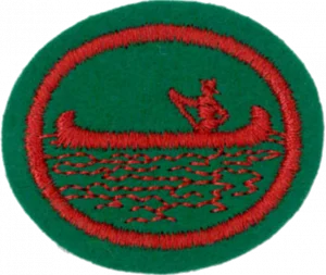 Insignia de la especialidad Canotaje