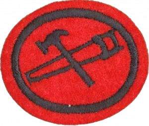 Insignia de la especialidad Carpintería