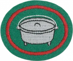Insignia de la especialidad Cocinando en olla holandesa