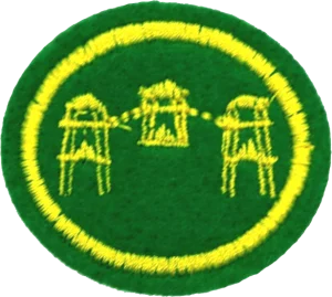 Insignia de la especialidad Construcciones rústicas