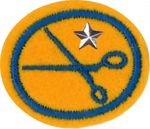 Insignia de la especialidad Corte y confección – Avanzado