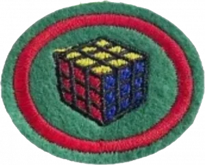 Insignia de la especialidad Cubo de Rubik