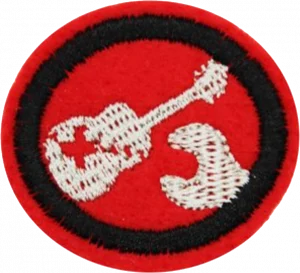 Insignia de la especialidad Cuidado y mantenimiento de guitarras