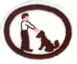 Insignia de la especialidad Cuidar y adiestrar perros