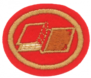 Insignia de la especialidad Encuadernación