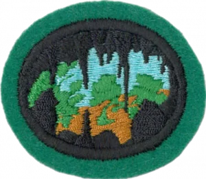 Insignia de la especialidad Espeleología