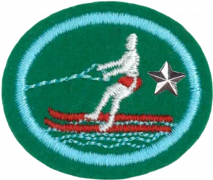 Insignia de la especialidad Esquí acuático – Avanzado