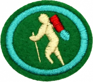 Insignia de la especialidad Excursionismo
