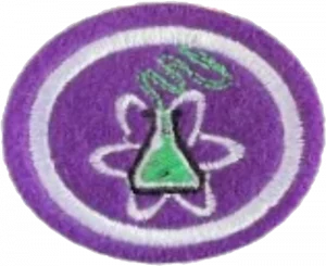 Insignia de la especialidad Experimentos científicos