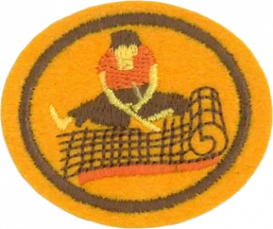 Insignia de la especialidad Fabricación de esteras
