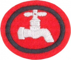 Insignia de la especialidad Fontanería
