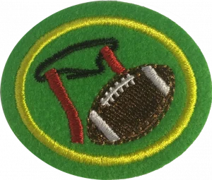 Insignia de la especialidad Fútbol bandera