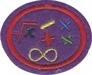 Insignia de la especialidad Habilidad matemática IV
