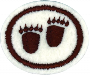 Insignia de la especialidad Huellas de Animales