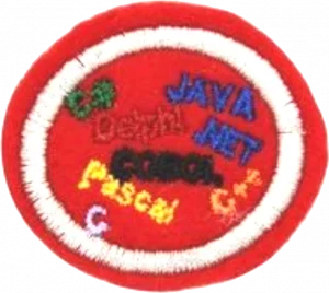 Insignia de la especialidad Informática programable