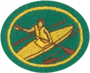 Insignia de la especialidad Kayak