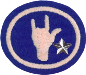 Insignia de la especialidad Lenguaje de signos – Avanzado