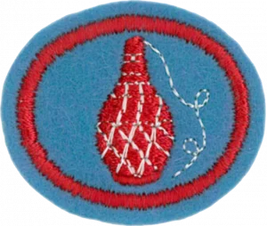 Insignia de la especialidad Macramé