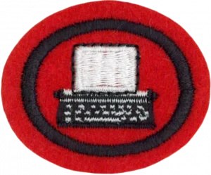 Insignia de la especialidad Mecanografía