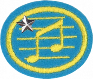 Insignia de la especialidad Música – Avanzado