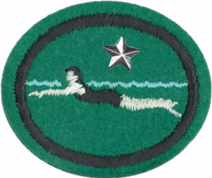 Insignia de la especialidad Natación de Nivel 1 / Principiantes Avanzados