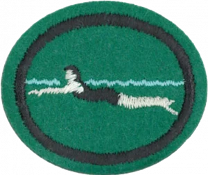 Insignia de la especialidad Natación de Nivel 1 / Principiantes