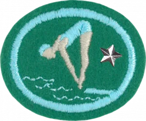 Insignia de la especialidad Natación de nivel 3 Avanzada