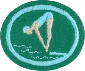 Insignia de la especialidad Natación de Nivel 3