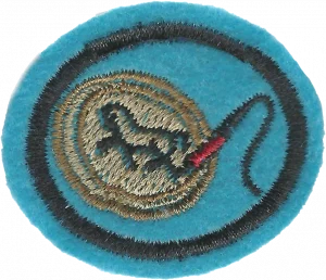 Insignia de la especialidad Pirograbado