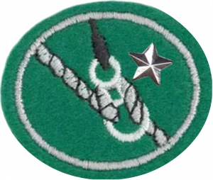 Insignia de la especialidad Rápel – Avanzado