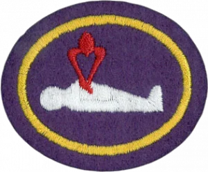 Insignia de la especialidad Reanimación cardiopulmonar (RCP)