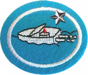 Insignia de la especialidad Regata de botes de juguete – Avanzado
