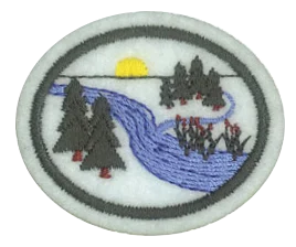 Insignia de la especialidad Ríos y arroyos