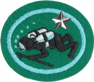 Insignia de la especialidad Buceo con escafandra – Avanzado