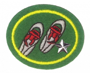 Insignia de la especialidad Senderismo con raquetas de nieve – Avanzado (Asociación General)