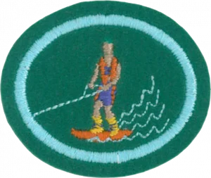 Insignia de la especialidad Tabla de esquí acuático
