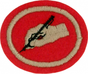 Insignia de la especialidad Taquigrafía
