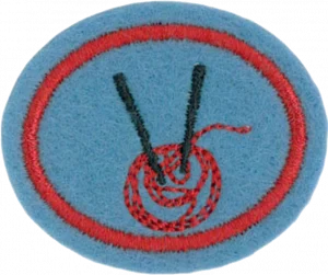 Insignia de la especialidad Tejer